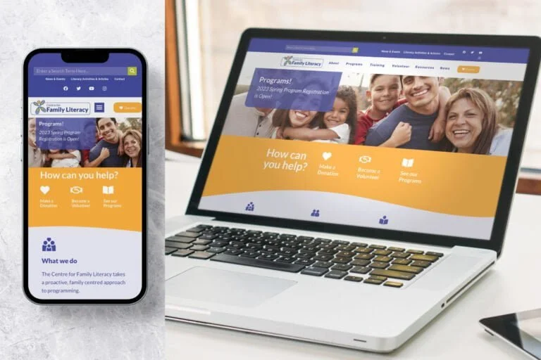 non profit website